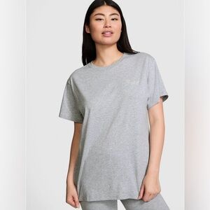 VS Pink Campus Cotton Bling Tee Large